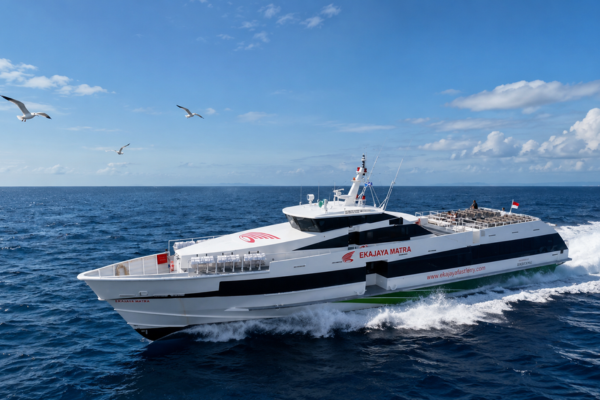 Fast boat ferry to the Gili Islands