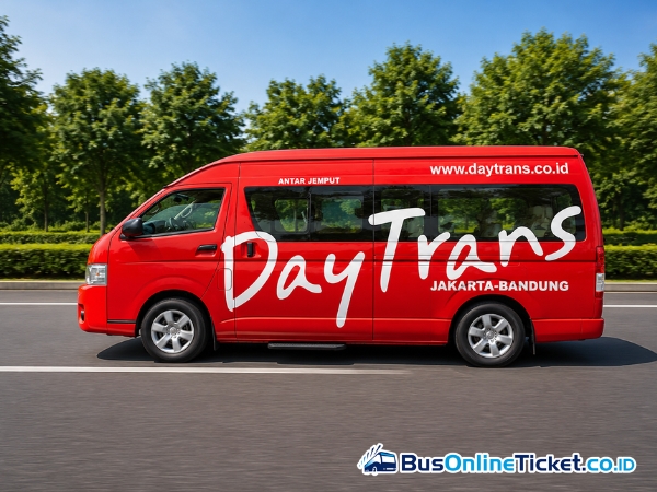 DayTrans shuttle for intercity travel across Java
