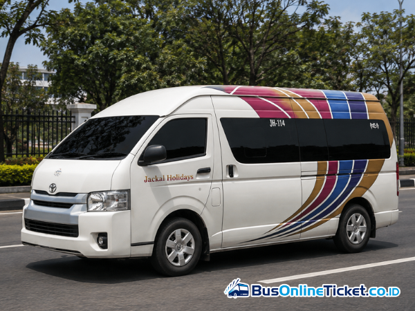 Jackal Holidays shuttle for travel from Bandung to Jakarta and Greater Jakarta