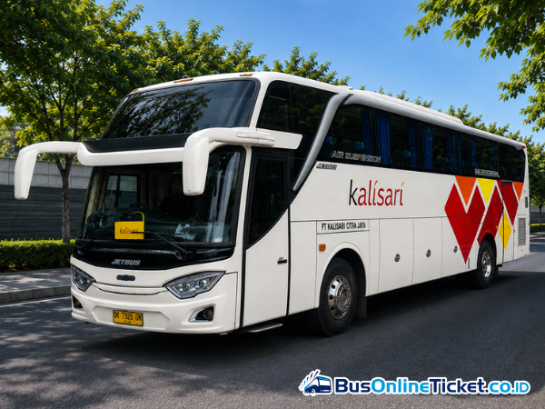 Bus Kalisari untuk perjalanan Surabaya, Malang dan Pasuruan